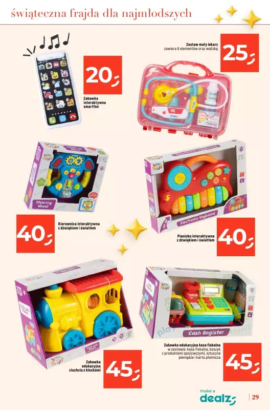 Dealz - gazetka promocyjna KATALOG - ŚWIĄTECZNE CUDA CENOWE  do wtorku 24.12 - strona 29