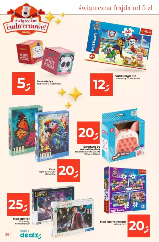 Dealz - gazetka promocyjna KATALOG - ŚWIĄTECZNE CUDA CENOWE  do wtorku 24.12 - strona 30