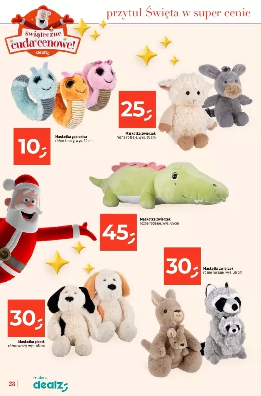 Dealz - gazetka promocyjna KATALOG - ŚWIĄTECZNE CUDA CENOWE  do wtorku 24.12 - strona 28