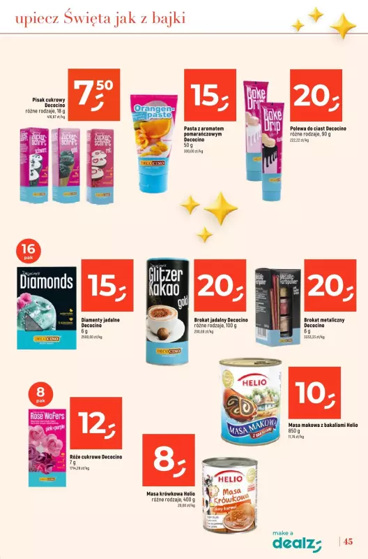 Dealz - gazetka promocyjna KATALOG - ŚWIĄTECZNE CUDA CENOWE  do wtorku 24.12 - strona 45