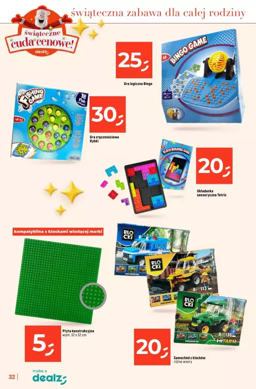 Dealz - gazetka promocyjna KATALOG - ŚWIĄTECZNE CUDA CENOWE  do wtorku 24.12 - strona 32