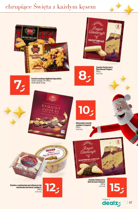 Dealz - gazetka promocyjna KATALOG - ŚWIĄTECZNE CUDA CENOWE  do wtorku 24.12 - strona 47