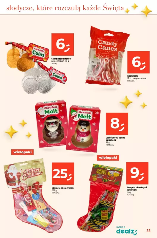 Dealz - gazetka promocyjna KATALOG - ŚWIĄTECZNE CUDA CENOWE  do wtorku 24.12 - strona 55