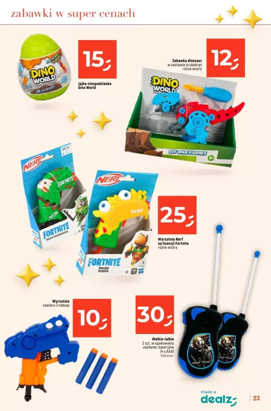 Dealz - gazetka promocyjna KATALOG - ŚWIĄTECZNE CUDA CENOWE  do wtorku 24.12 - strona 23