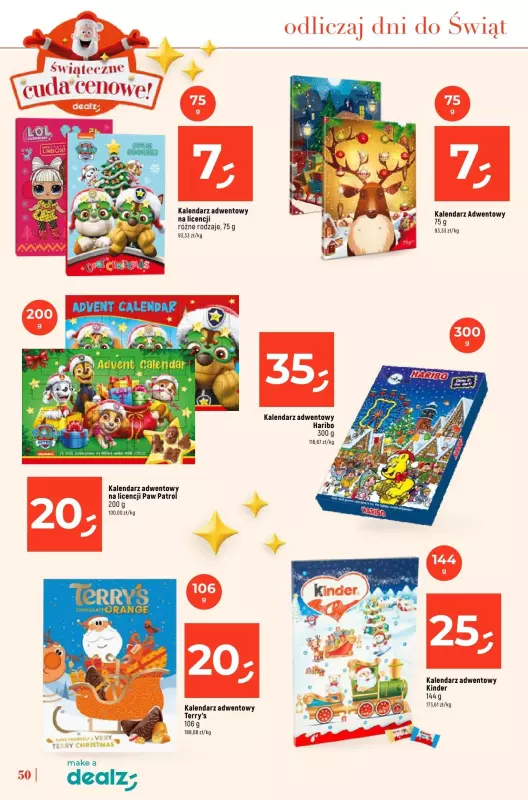 Dealz - gazetka promocyjna KATALOG - ŚWIĄTECZNE CUDA CENOWE  do wtorku 24.12 - strona 50