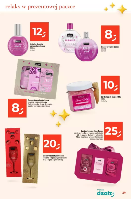 Dealz - gazetka promocyjna KATALOG - ŚWIĄTECZNE CUDA CENOWE  do wtorku 24.12 - strona 39