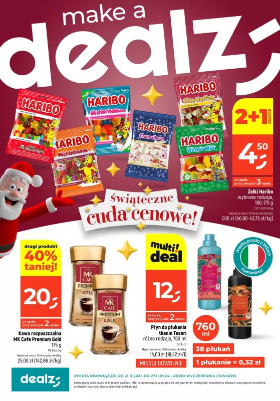 Dealz - gazetka promocyjna MAKE A DEALZ  do środy 27.11