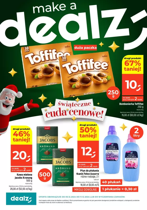 Dealz - gazetka promocyjna MAKE A DEALZ  do środy 11.12