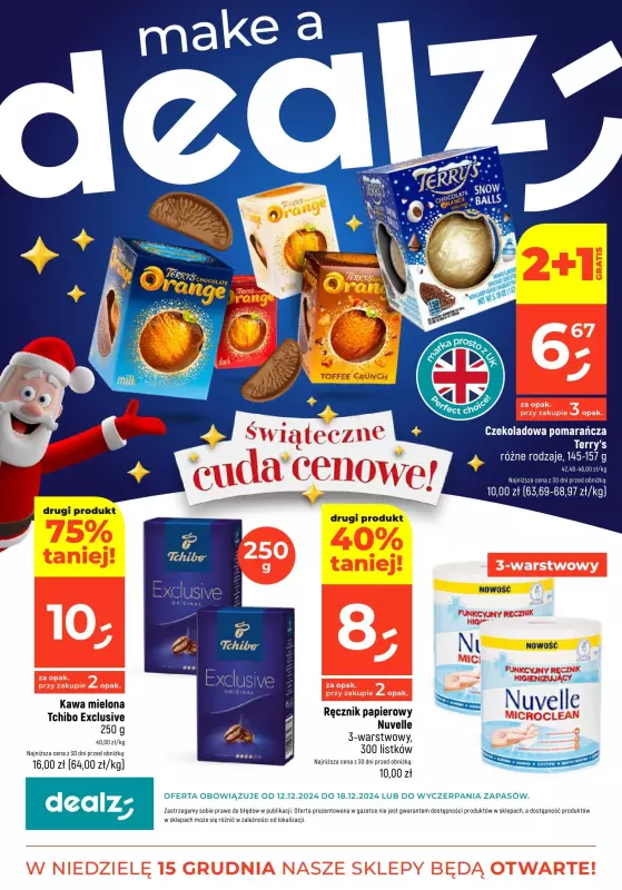 Dealz - gazetka promocyjna MAKE A DEALZ  do środy 18.12