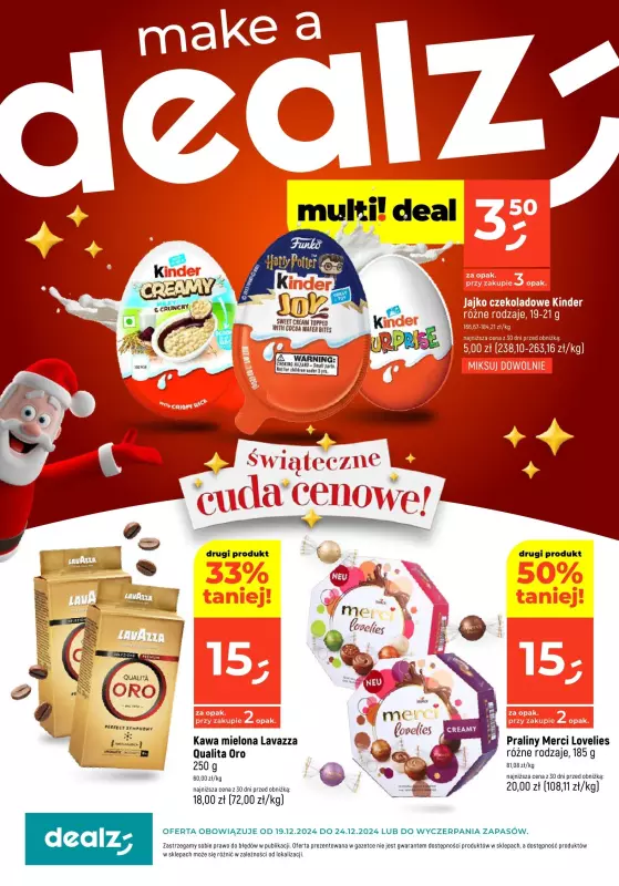 Dealz - gazetka promocyjna MAKE A DEALZ  do wtorku 24.12