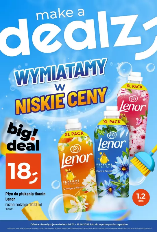 Dealz - gazetka promocyjna KATALOG - WYMIATAMY NISKIE CENY  do środy 15.01