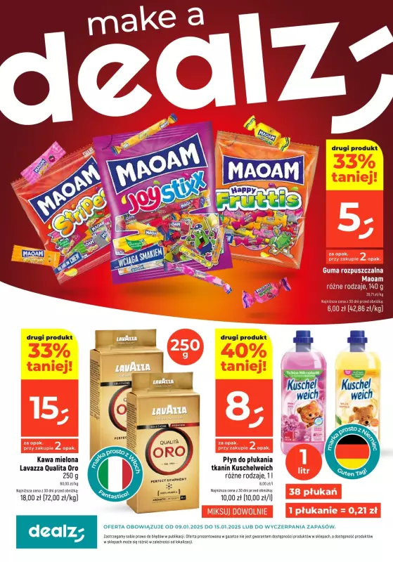 Dealz - gazetka promocyjna Make a Dealz!  do środy 15.01