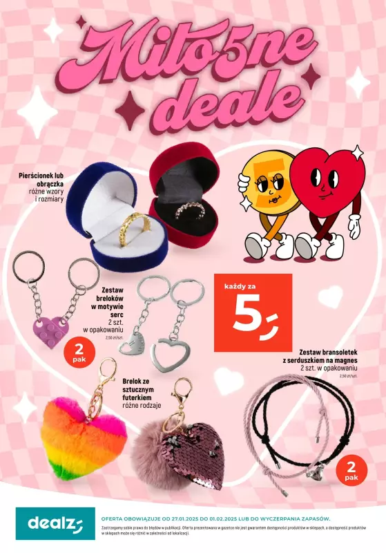 Dealz - gazetka promocyjna Miłosne deale  do soboty 01.02