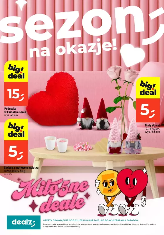 Dealz - gazetka promocyjna SEZON NA OKAZJE  do soboty 08.02