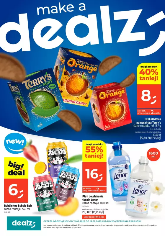 Dealz - gazetka promocyjna Make a Dealz!  do środy 19.02