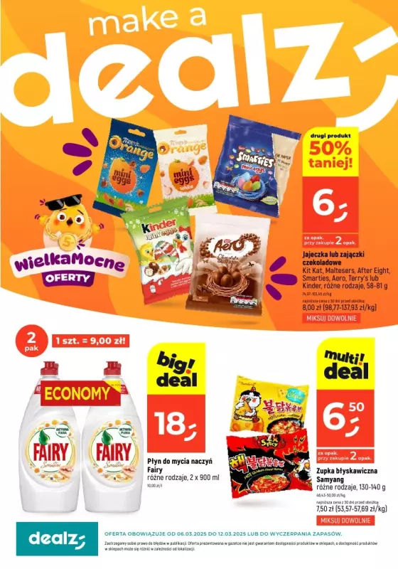 Dealz - gazetka promocyjna MAKE A DEALZ  do środy 12.03