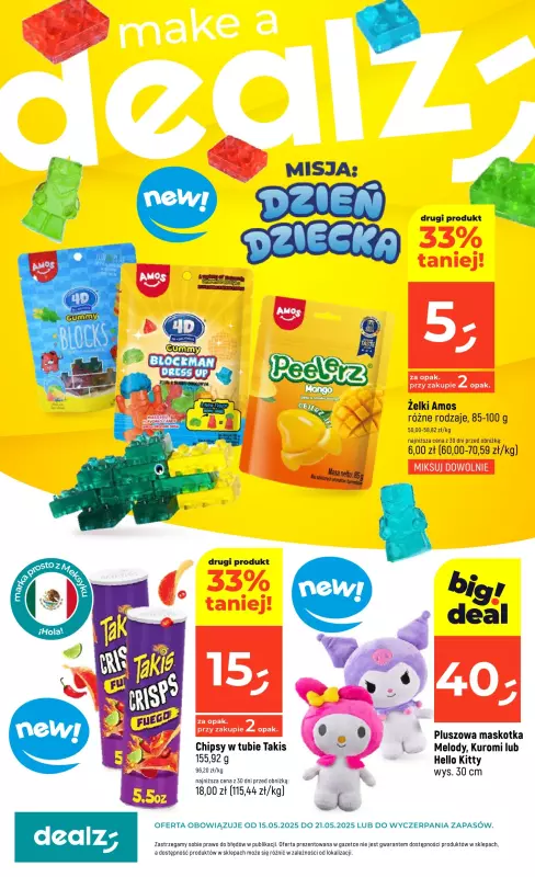 Dealz - gazetka promocyjna MAKE A DEALZ  do środy 21.05