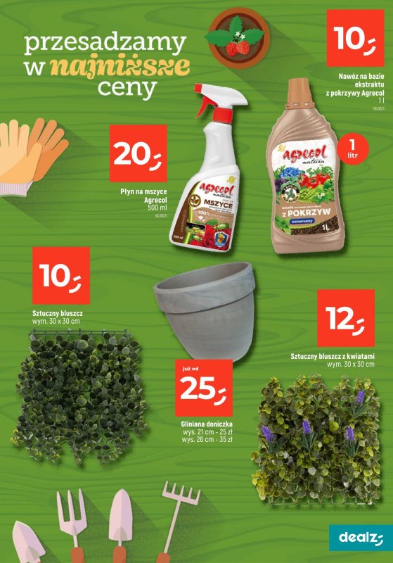 Dealz - gazetka promocyjna PRZESADZAMY W NAJNIŻSZE CENY od wtorku 22.04 do czwartku 31.07 - strona 15