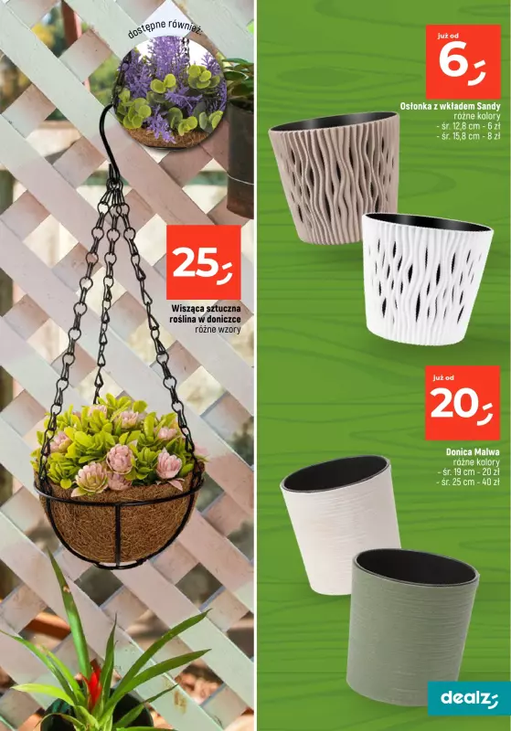 Dealz - gazetka promocyjna PRZESADZAMY W NAJNIŻSZE CENY od wtorku 22.04 do poniedziałku 30.06 - strona 13