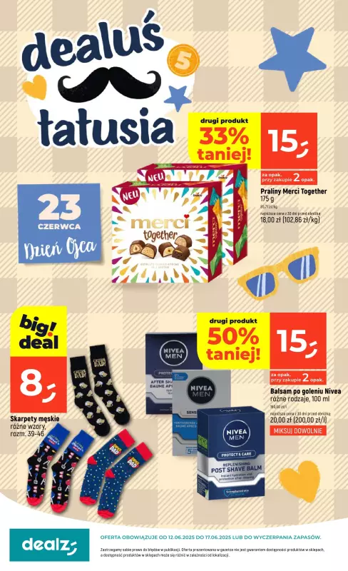 Dealz - gazetka promocyjna Dealuś tatusia od czwartku 12.06 do wtorku 17.06