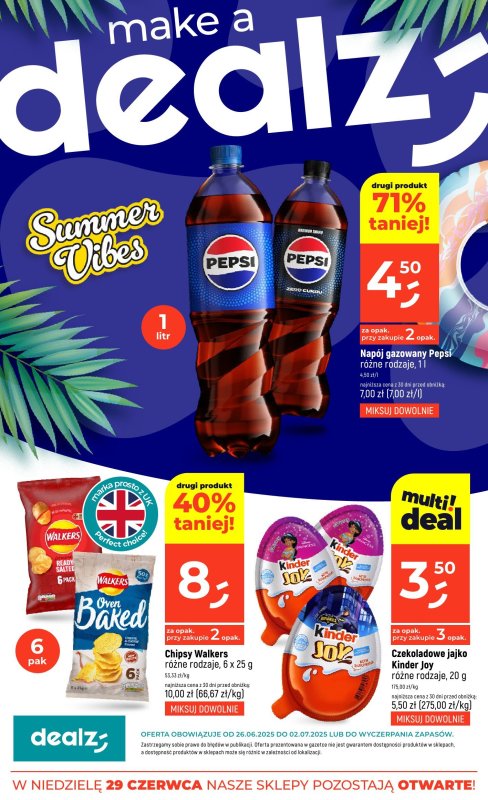 Dealz - gazetka promocyjna Make a Dealz! od czwartku 26.06 do środy 02.07