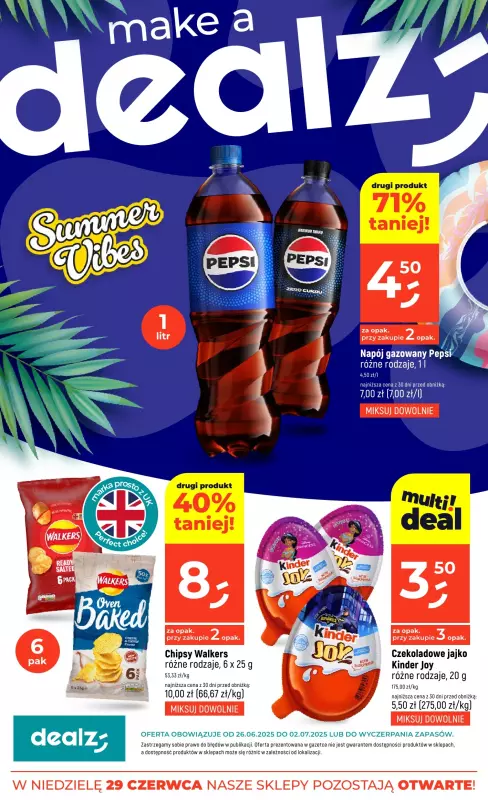 Dealz - gazetka promocyjna Make a Dealz! od czwartku 26.06 do środy 02.07