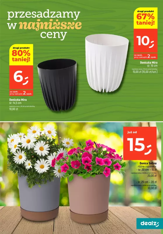 Dealz - gazetka promocyjna PRZESADZAMY W NAJNIŻSZE CENY od wtorku 22.04 do czwartku 31.07 - strona 19