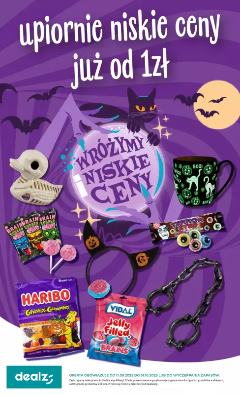 Dealz - gazetka promocyjna Wróżymy niskie ceny od czwartku 11.09 do piątku 19.09