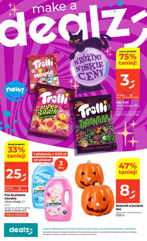 Dealz - gazetka promocyjna Make a Dealz! od czwartku 02.10 do środy 08.10