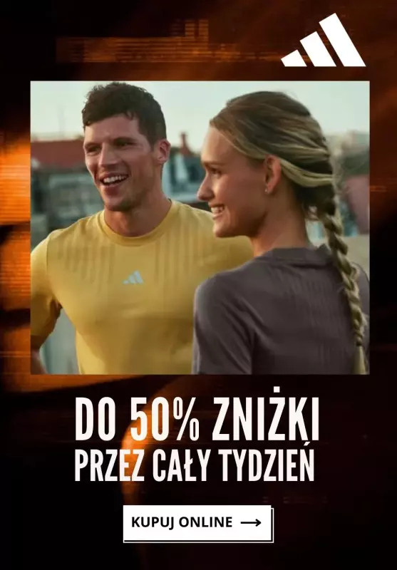 Adidas - gazetka promocyjna Do -50% na Cyber Week od piątku 22.11 do czwartku 28.11