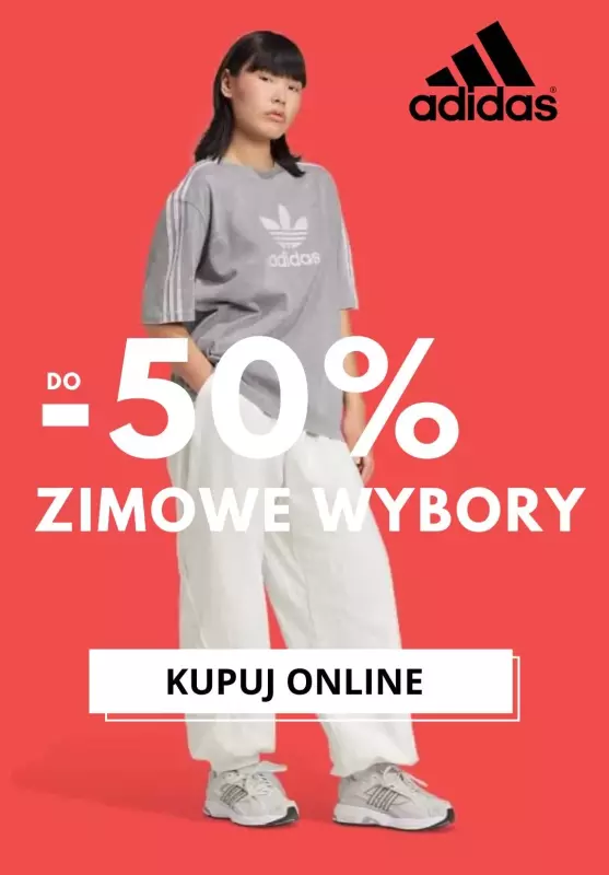 Adidas - gazetka promocyjna Do -50% winter sale od piątku 27.12 