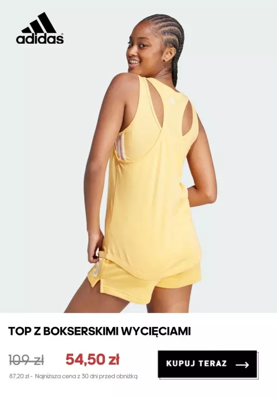 Adidas - gazetka promocyjna Do -50% damska odzież letnia   - strona 2