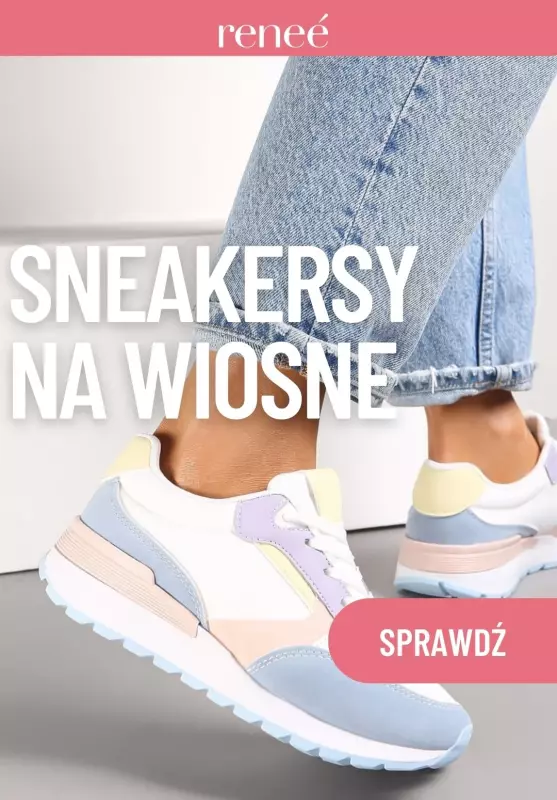 Renee - gazetka promocyjna Sneakersy idealne na wiosnę! od piątku 15.03 do wtorku 19.03
