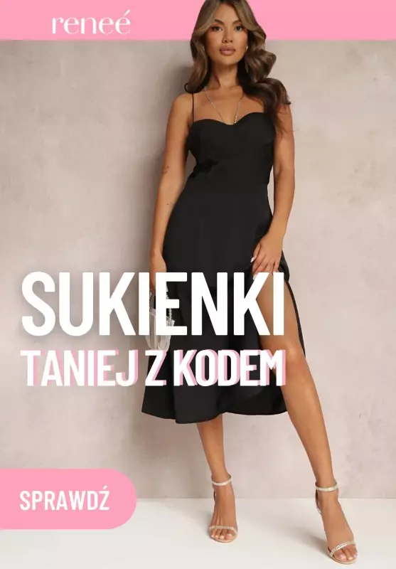 Renee - gazetka promocyjna Sukienki na lato TANIEJ Z KODEM od poniedziałku 15.07 do niedzieli 21.07