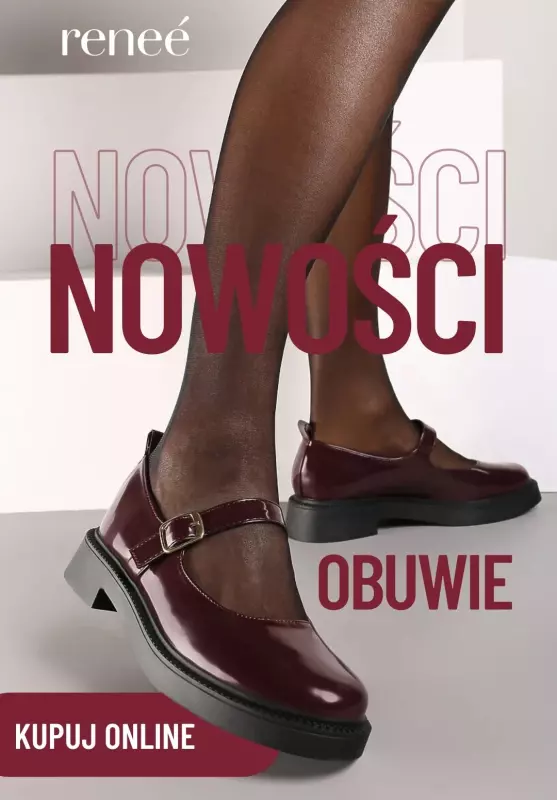 Renee - gazetka promocyjna NOWOŚCI obuwie damskie od czwartku 22.08 do czwartku 29.08