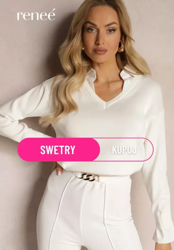 Renee - gazetka promocyjna Swetry i kardigany od poniedziałku 07.10 do niedzieli 13.10