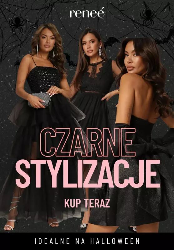 Renee - gazetka promocyjna Czarne stylizacje na Halloween od wtorku 15.10 do czwartku 24.10