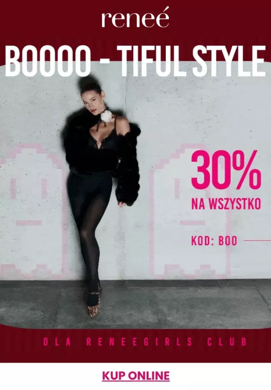 Renee - gazetka promocyjna -30% na wszystko dla Renee Girls Club! od piątku 25.10 do czwartku 31.10