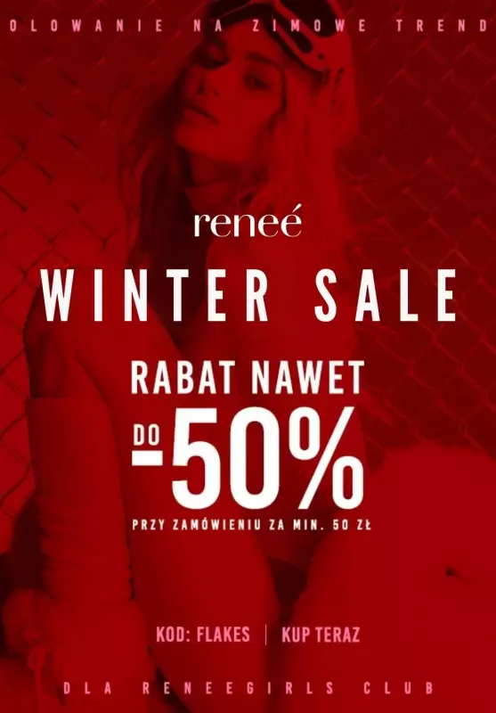 Renee - gazetka promocyjna WINTER SALE do -50% w klubie! od wtorku 07.01 