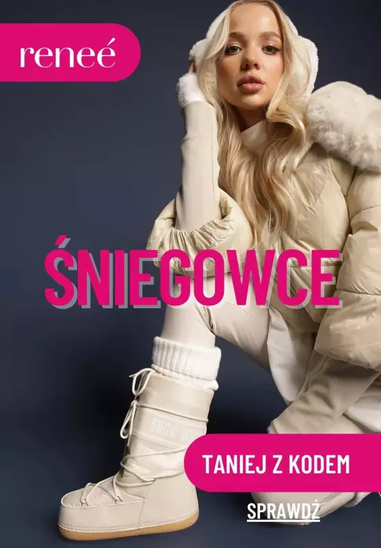 Renee - gazetka promocyjna Śniegowce SUPER CENY od poniedziałku 20.01 do poniedziałku 27.01