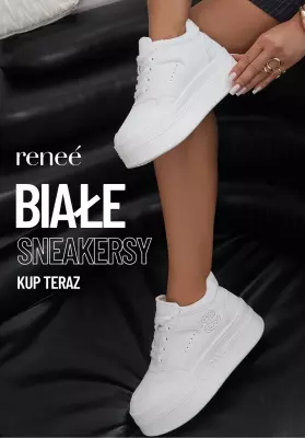 Renee - gazetka promocyjna Białe sneakersy od środy 07.05 do wtorku 13.05