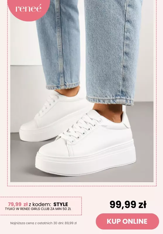 Renee - gazetka promocyjna Białe sneakersy   - strona 3