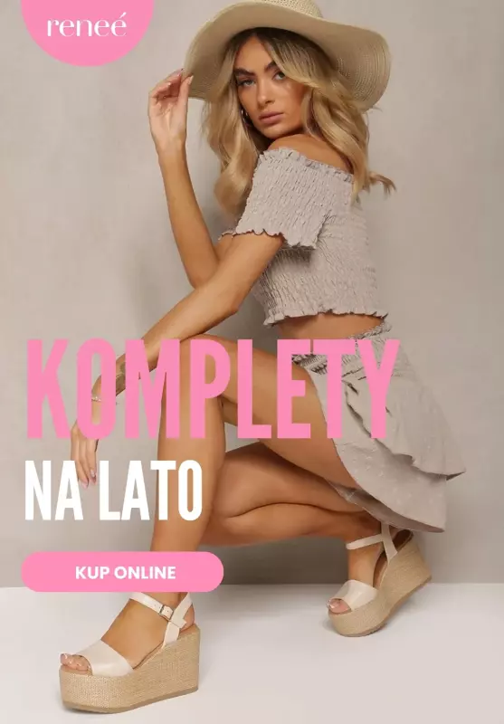Renee - gazetka promocyjna Komplety na lato od poniedziałku 30.06 do poniedziałku 07.07