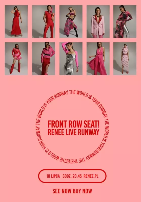 Renee - gazetka promocyjna Renee runway! od czwartku 10.07 do poniedziałku 14.07