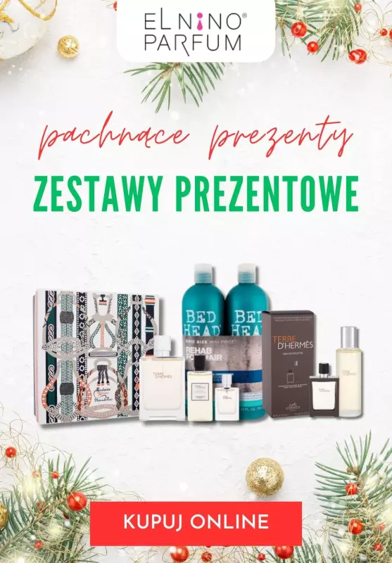 Elnino-Parfum - gazetka promocyjna Zestawy prezentowe dla niej i dla niego od wtorku 19.11 