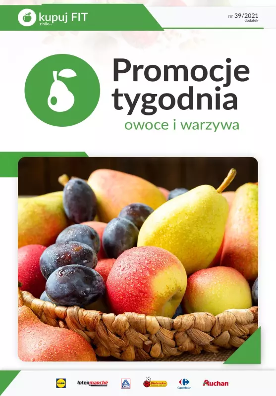 Kupuj FIT z Blix-em - gazetka promocyjna Promocje tygodnia - owoce i warzywa od piątku 15.10 do niedzieli 17.10
