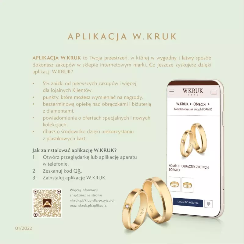 W.KRUK - gazetka promocyjna Symbol Miłości – Katalog obrączkowy W.KRUK od wtorku 03.10 do piątku 27.10 - strona 87