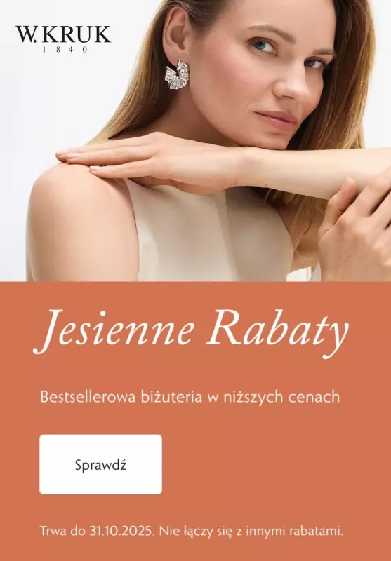 W.KRUK - gazetka promocyjna Jesienne rabaty od środy 08.10 
