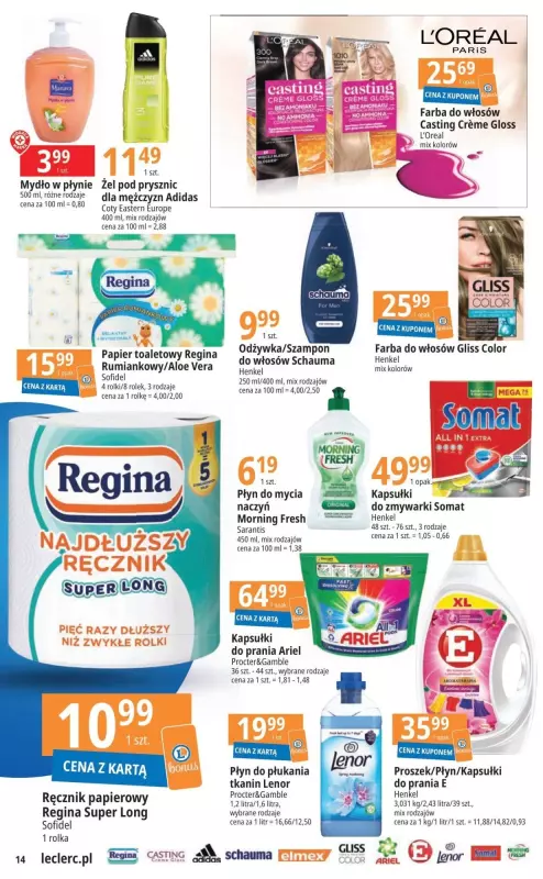Leclerc - gazetka promocyjna Oferta Lublin Zana od wtorku 12.09 do soboty 23.09 - strona 14