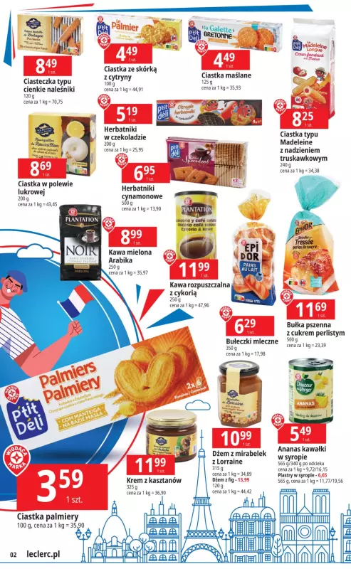 Leclerc - gazetka promocyjna Oferta E.Leclerc: Francja Elegancja od wtorku 26.09 do soboty 07.10 - strona 2